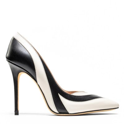 Rahel, dƩcolletƩ donna in pelle vitello bianco - Cavallini
