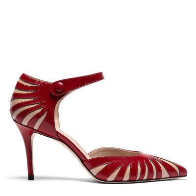 Adara, dƩcolletƩ donna in pelle di vitello malaga con tacco 8,5 cm - Cavallini