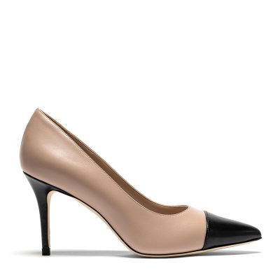 Blenda, dƩcolletƩ donna in pelle di vitello nude con tacco 8 cm - Cavallini