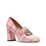 Diopside, décolleté donna in pelle di camoscio Rosa, fibbia decorativa sulla tomaia - Cavallini