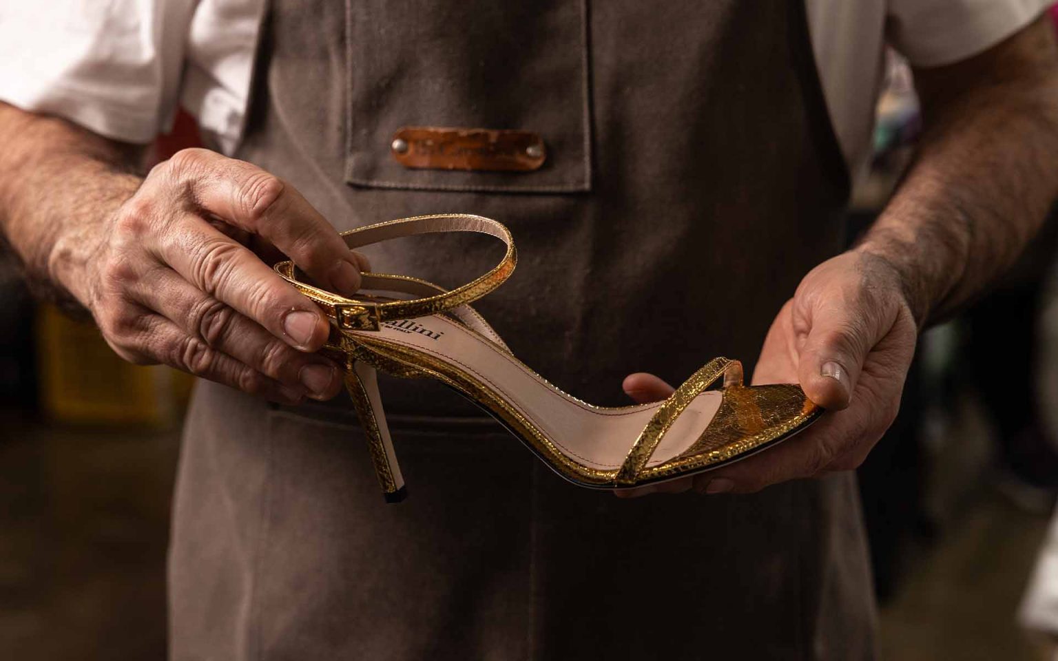 Scarpe oro e argento donna